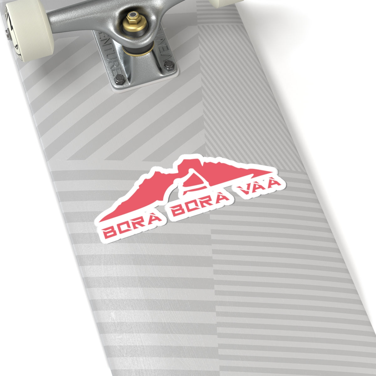 Bora Bora Va'a Sticker — Tropical Surf & Island Vibes Kiss-Cut Decal